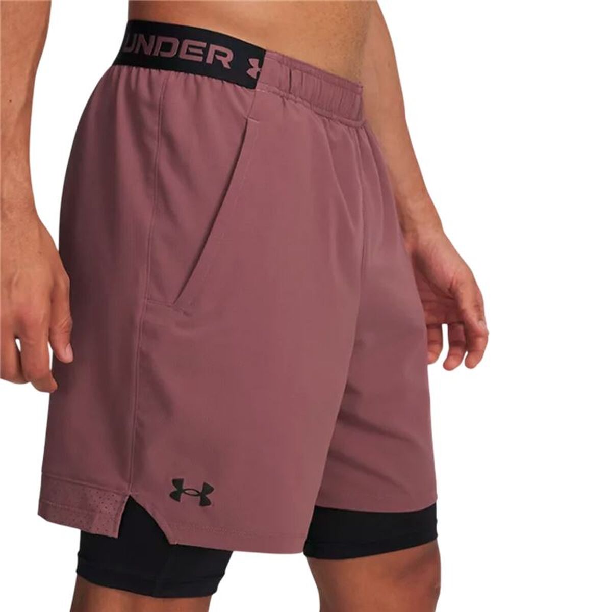 Pantaloni Scurți Sport pentru Bărbați Under Armour Vanish Woven Maro