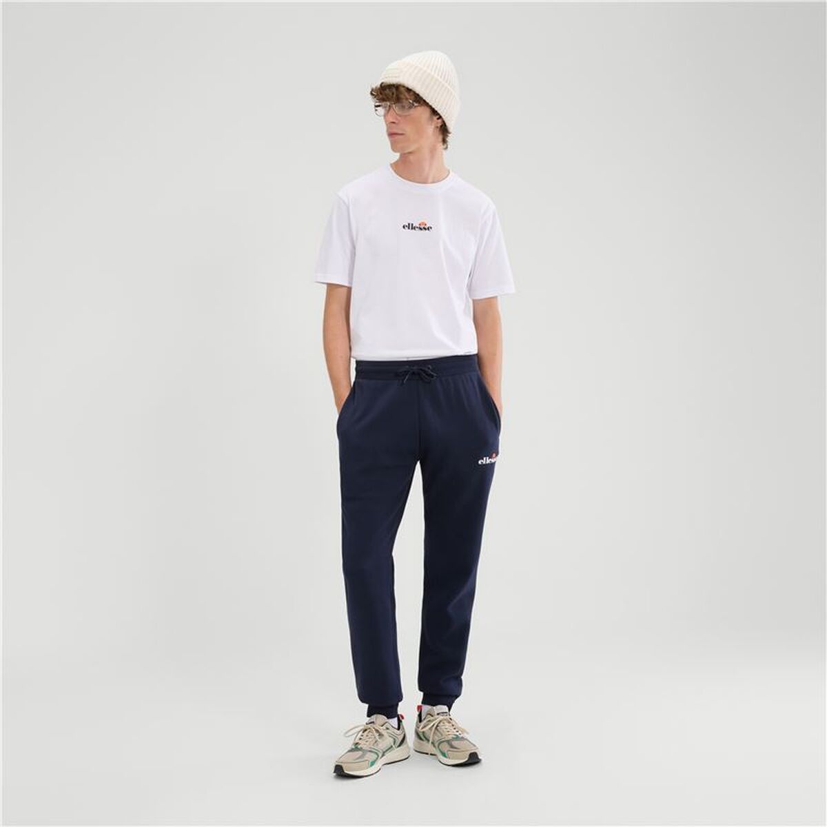 Pantaloni lungi de sport Ellesse Cravo 2 Jog Bleumarin Bărbați
