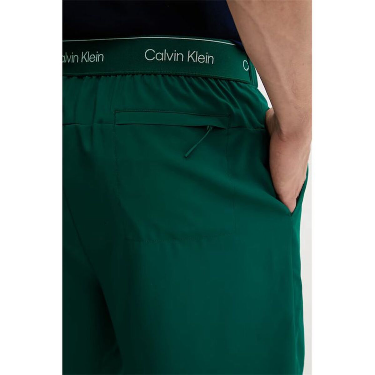Costum de Baie Bărbați Calvin Klein Woven Verde