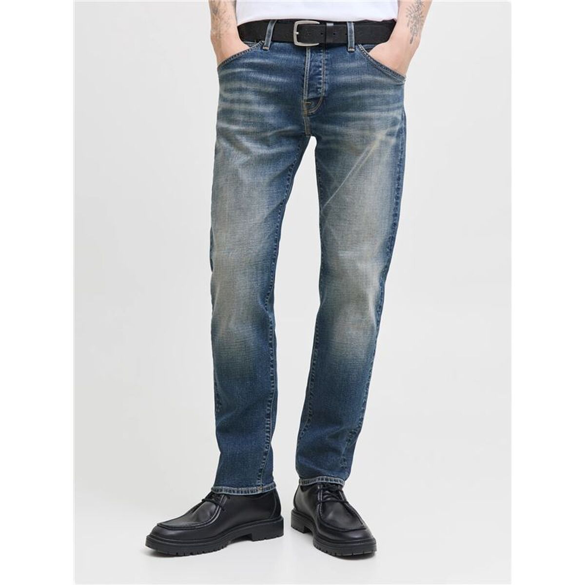Blugi Bărbați Jack & Jones Jjimike Jjfox Cb 082 Albastru