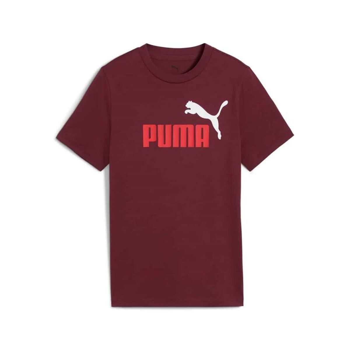 Tricou cu Mânecă Scurtă pentru Copii Puma Essentials 2 Color No.1 Castaniu