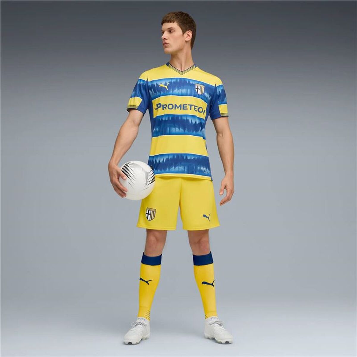 Tricou de Fotbal cu Mânecă Scurtă Bărbat Puma Parma Calcio Away