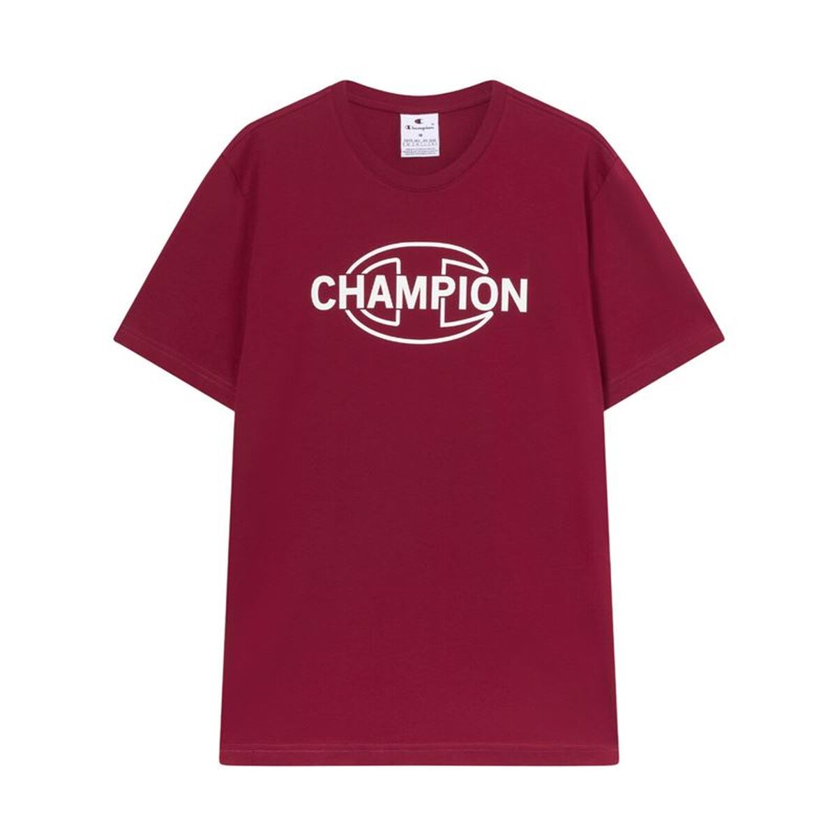 Tricou cu Mânecă Scurtă Bărbați Champion Graphic Shop Roșu Închis