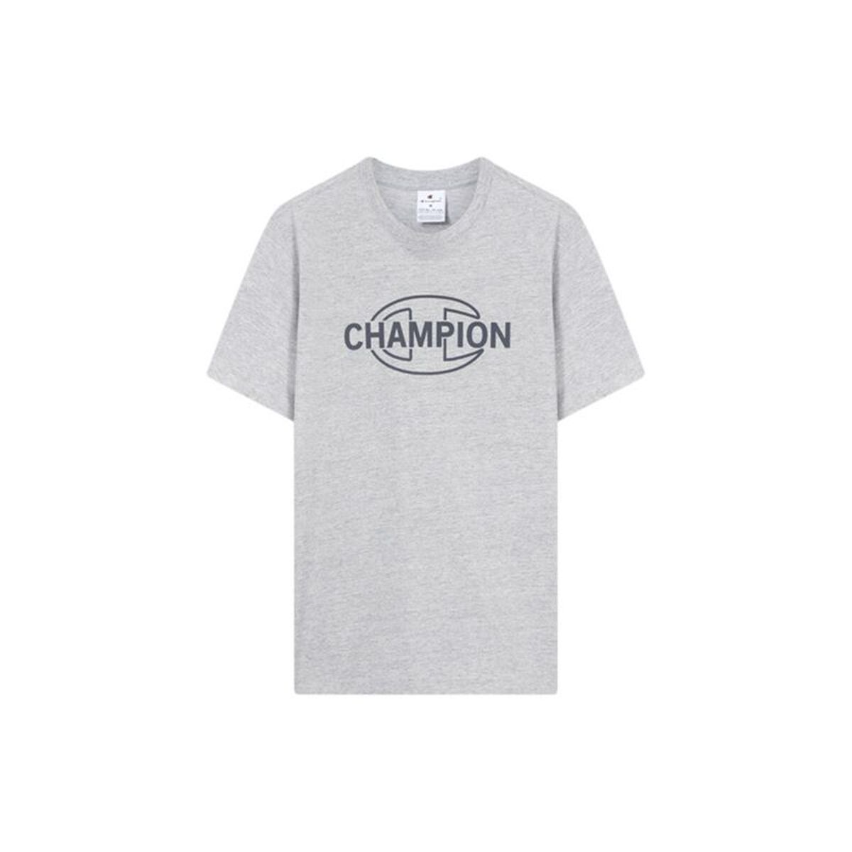 Tricou cu Mânecă Scurtă Bărbați Champion Graphic Shop Gri deschis