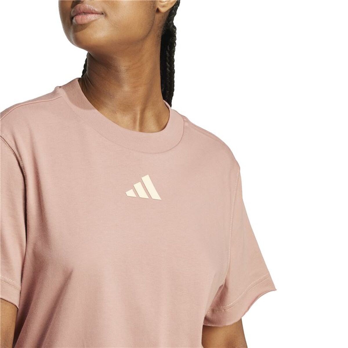 Tricou cu Mânecă Scurtă Femei Adidas Roz