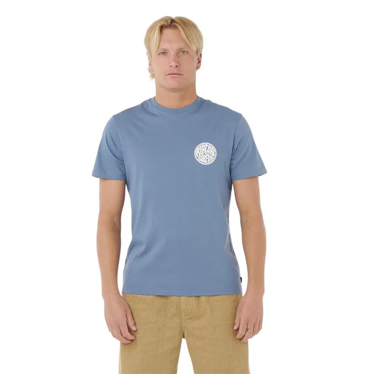 Tricou cu Mânecă Scurtă Bărbați Rip Curl Drifter Tee Albastru
