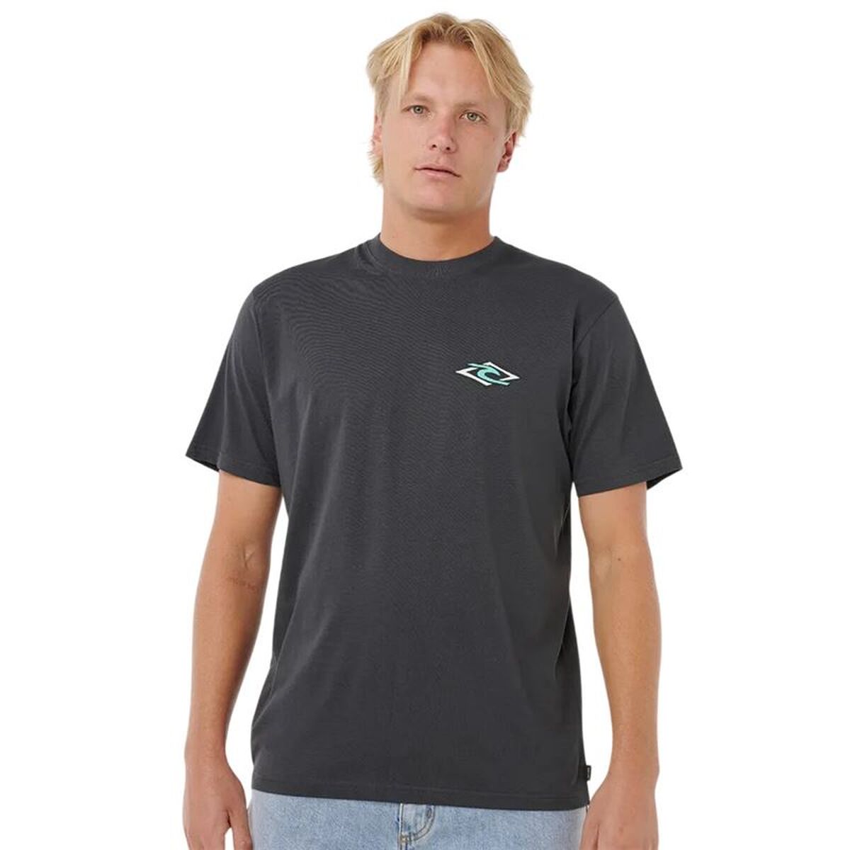 Tricou cu Mânecă Scurtă Bărbați Rip Curl Legacy Tee Negru