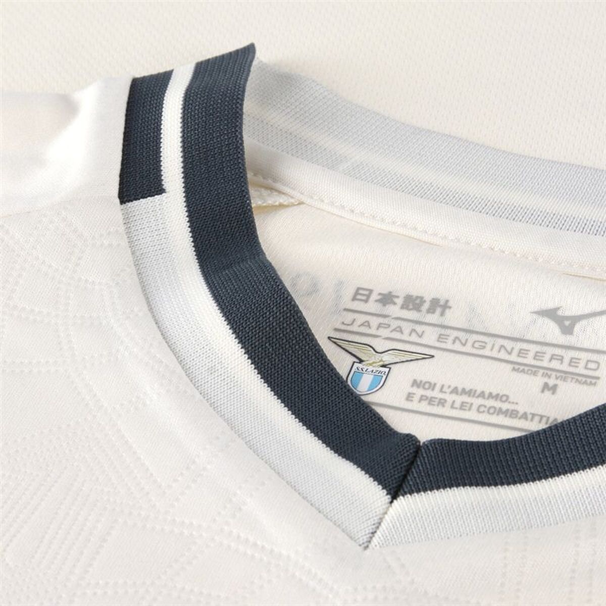 Tricou de Fotbal cu Mânecă Scurtă Bărbat Mizuno Lazio Away Alb