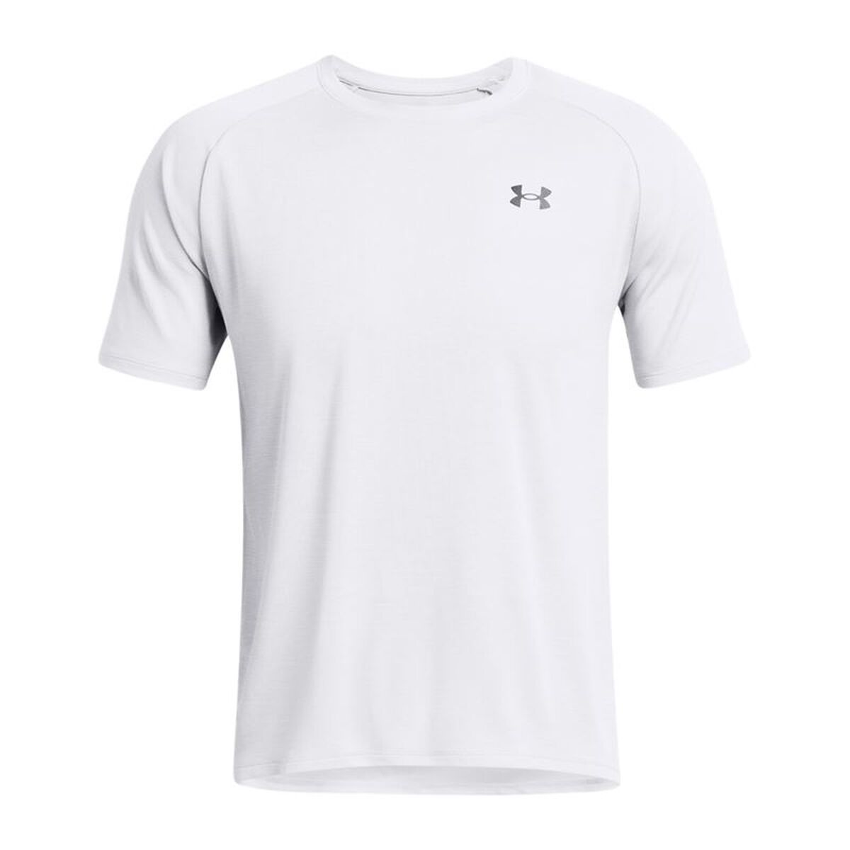 Tricou cu Mânecă Scurtă Bărbați Under Armour Tech Textured Alb