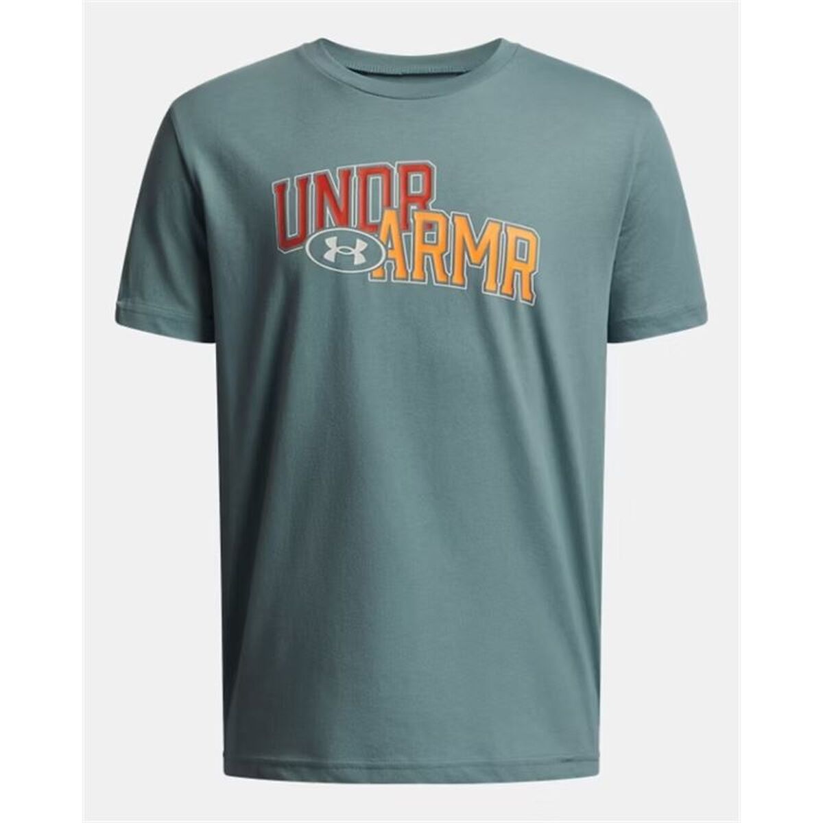Tricou cu Mânecă Scurtă pentru Copii Under Armour Overlay Wm Ss Verde
