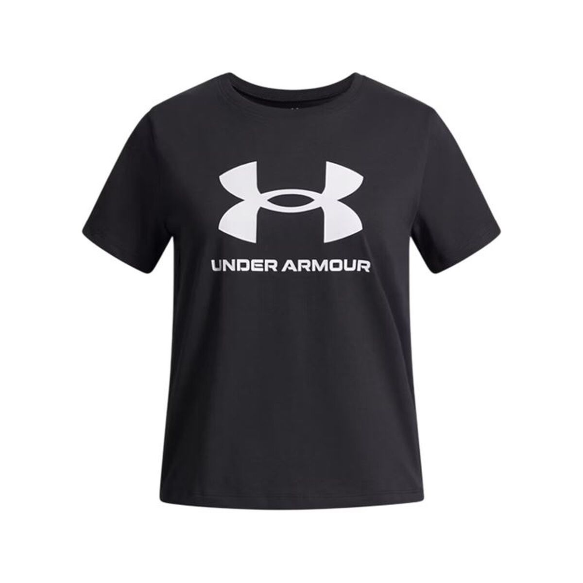 Tricou cu Mânecă Scurtă pentru Copii Under Armour Big Logo Negru