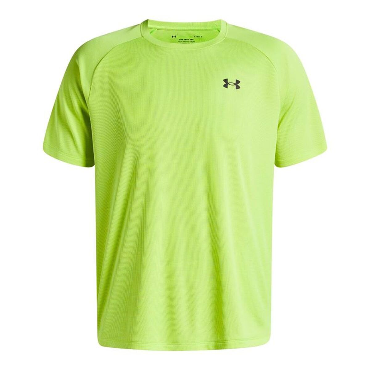 Tricou cu Mânecă Scurtă Bărbați Under Armour Tech Textured Verde lămâie