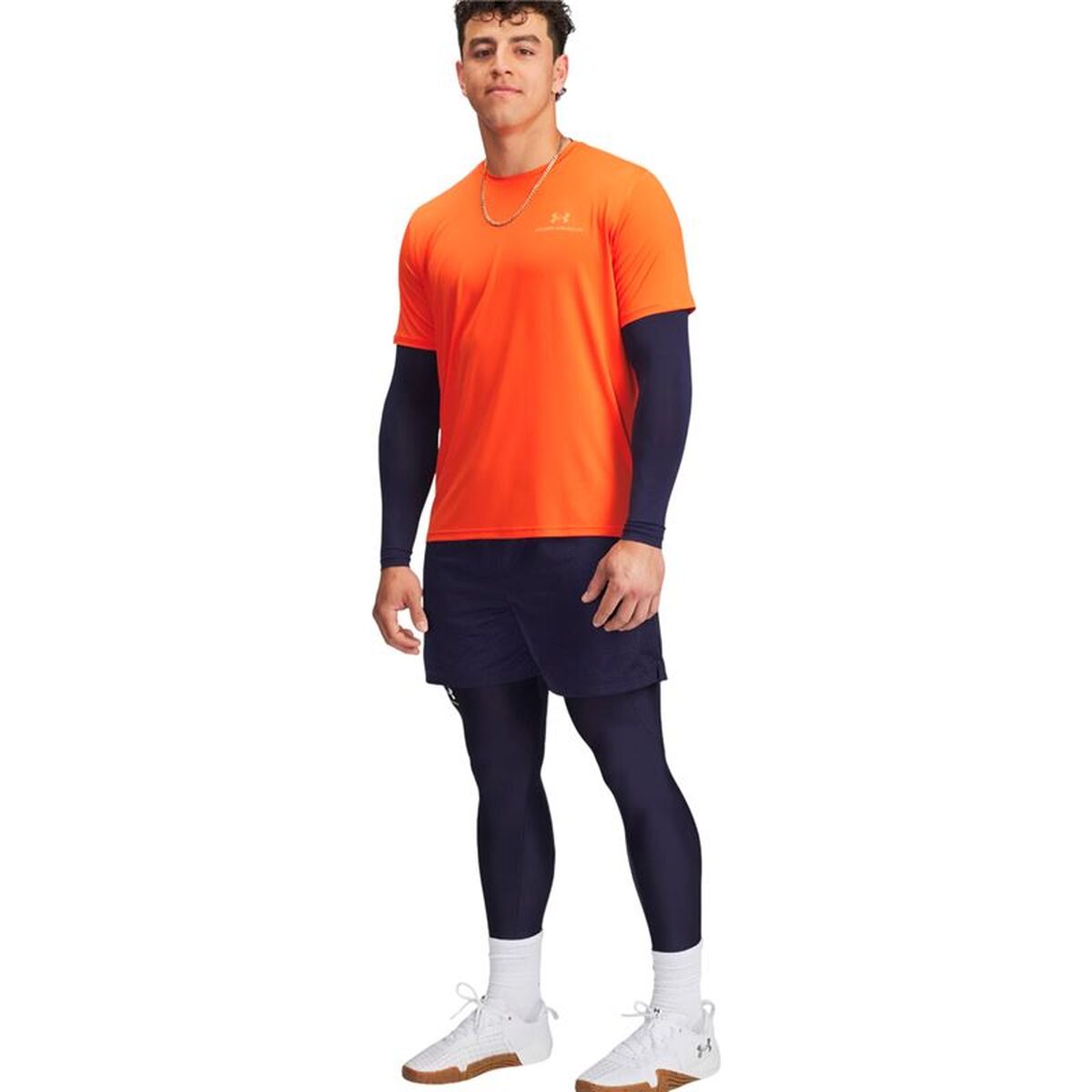 Tricou Sport cu Mânecă Scurtă Under Armour Vanish Energy Ss Portocaliu