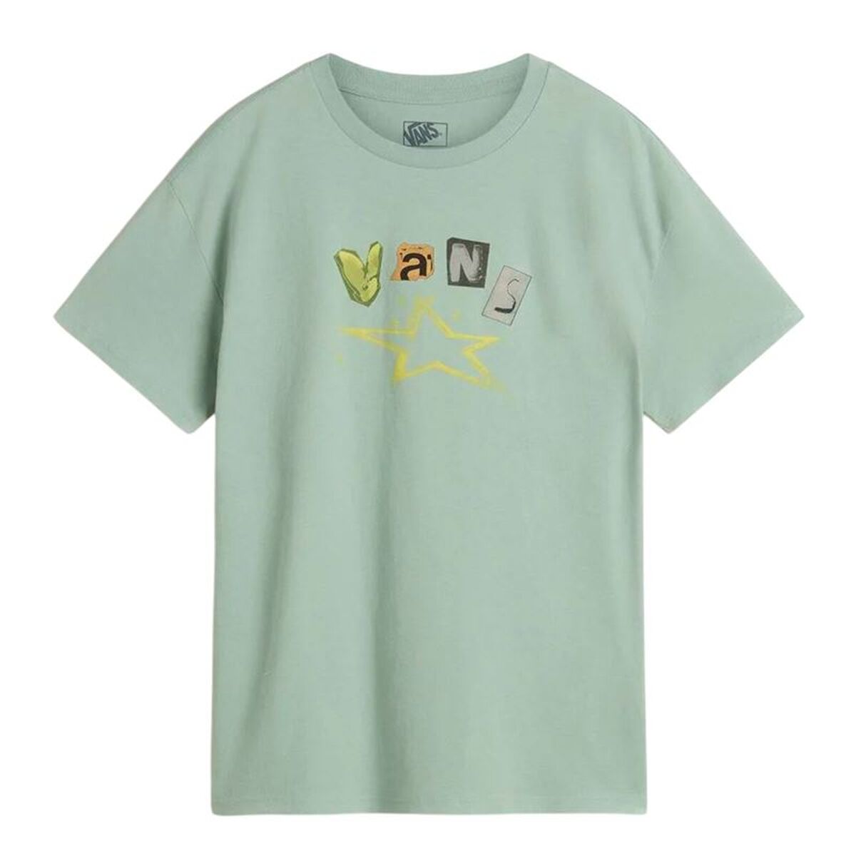 Tricou cu Mânecă Scurtă Femei Vans Albastru