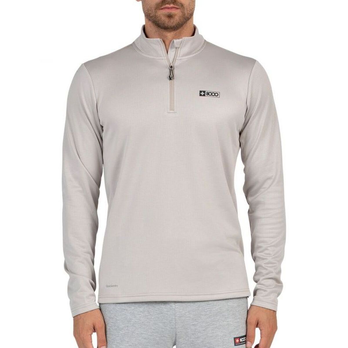 Tricou cu Mânecă Lungă Bărbați +8000 Portu Bej