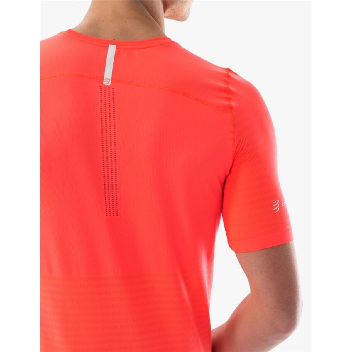 Tricou cu Mânecă Scurtă Bărbați Compressport Pro Racing Roșu