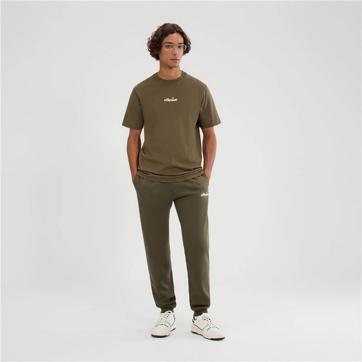 Tricou cu Mânecă Scurtă Bărbați Ellesse Ollio 2 Măslină