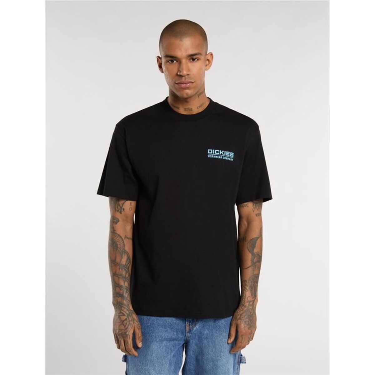Tricou cu Mânecă Scurtă Bărbați Dickies Bolivar Ss Negru