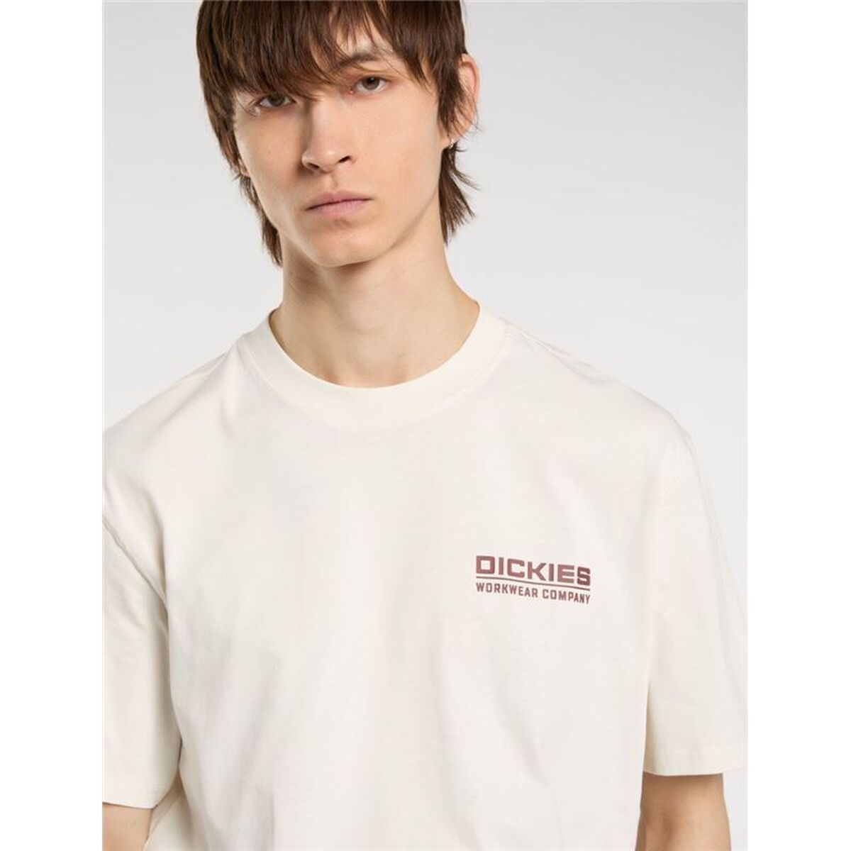 Tricou cu Mânecă Scurtă Bărbați Dickies Bolivar Ss Alb