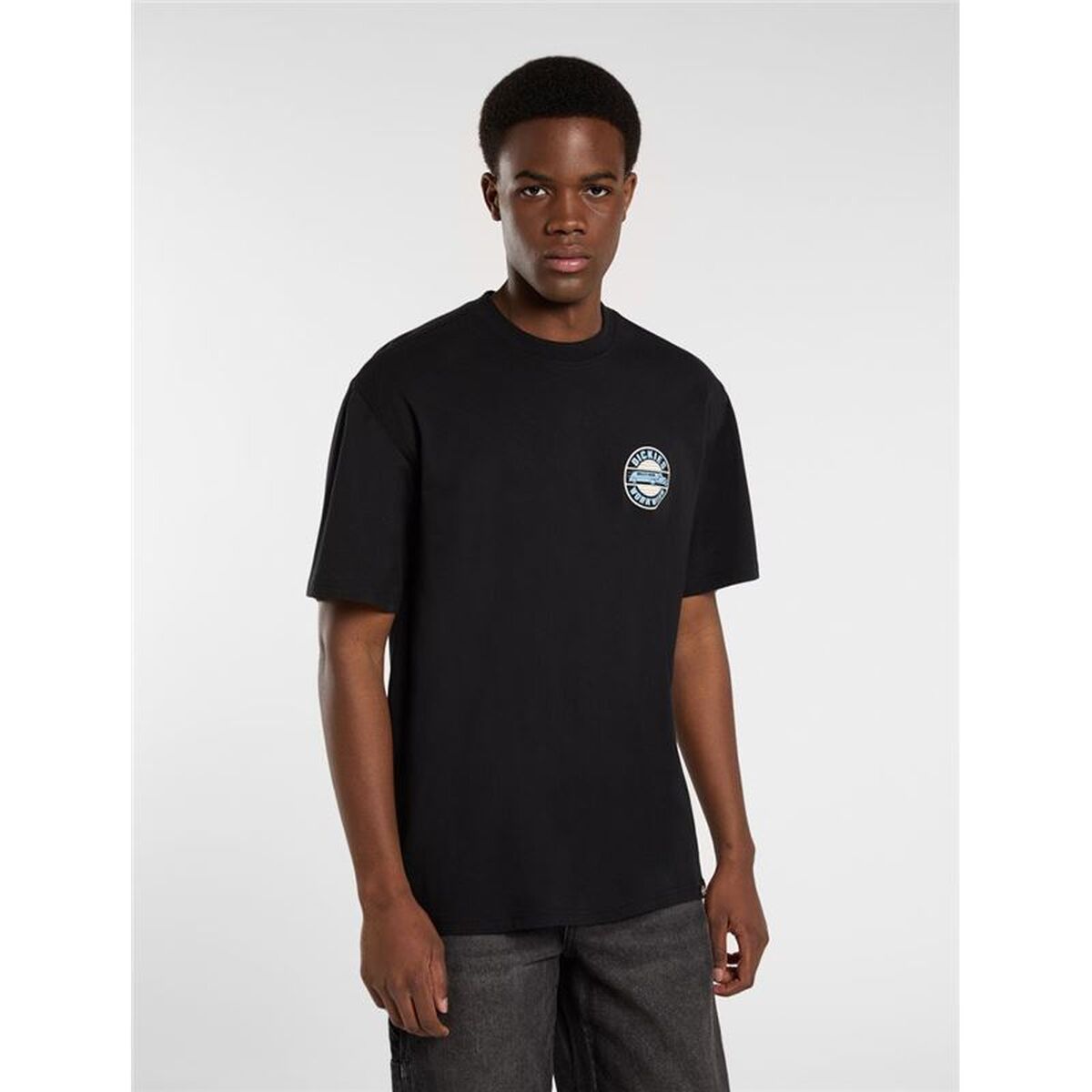 Tricou cu Mânecă Scurtă Bărbați Dickies Circle Negru
