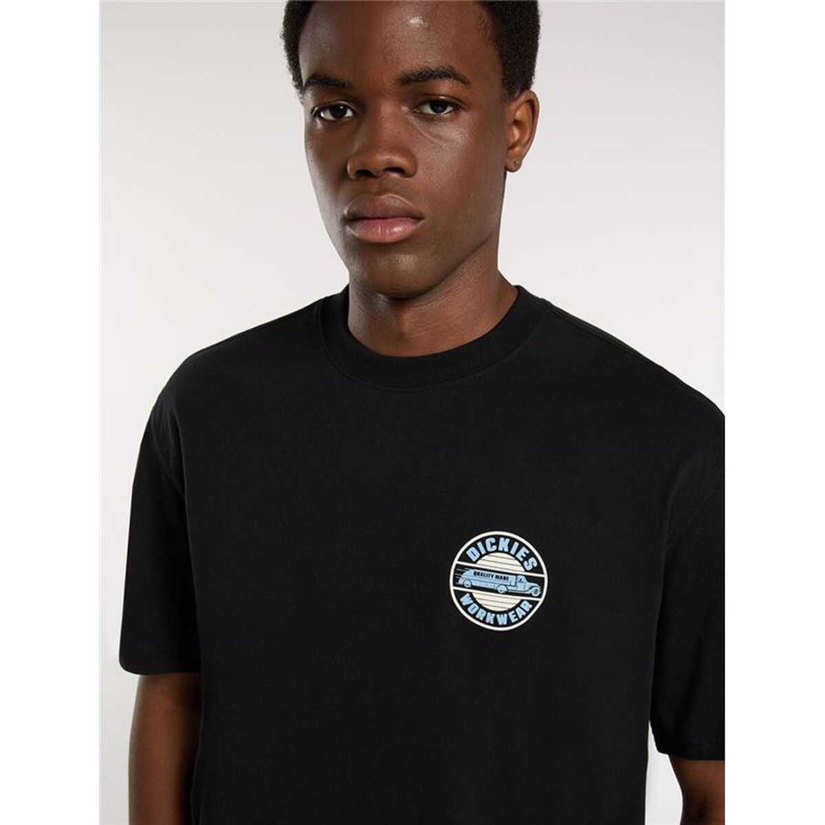 Tricou cu Mânecă Scurtă Bărbați Dickies Circle Negru