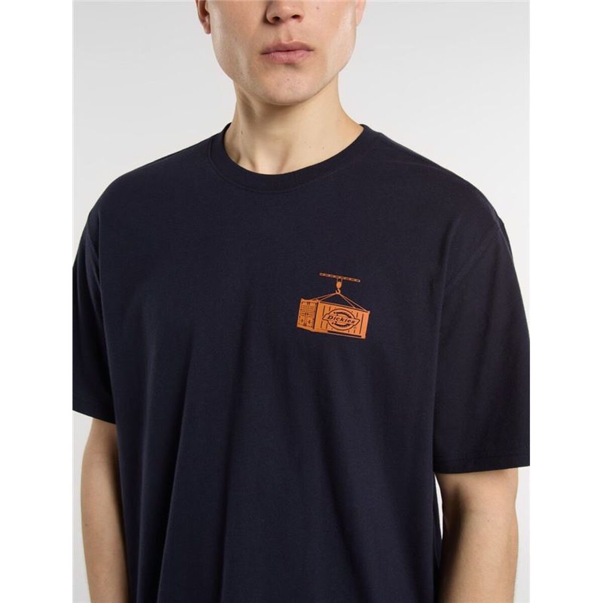 Tricou cu Mânecă Scurtă Bărbați Dickies Apison Ss Bleumarin