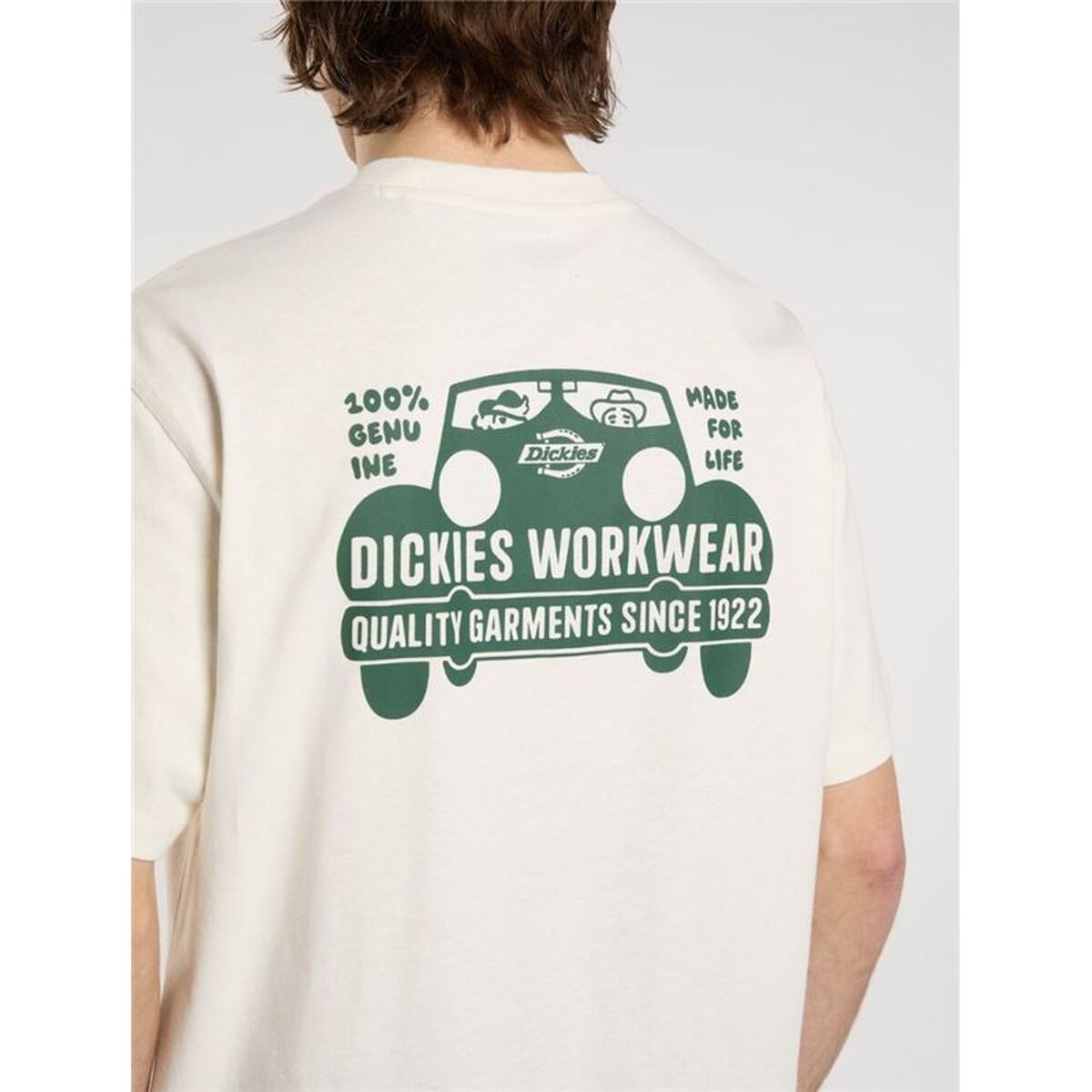 Tricou cu Mânecă Scurtă Bărbați Dickies Gordonsville Ss Alb