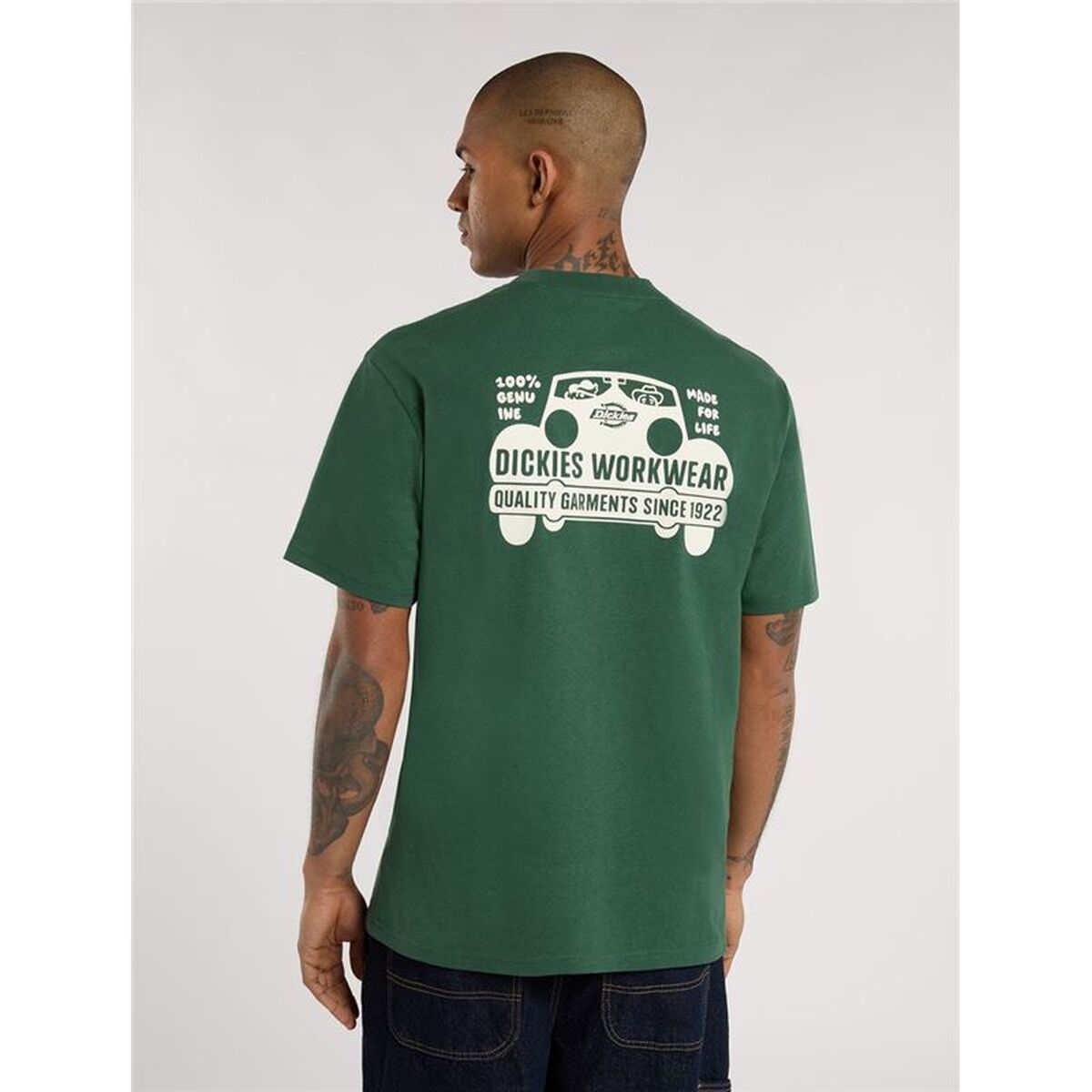 Tricou cu Mânecă Scurtă Bărbați Dickies Gordonsville Ss Verde