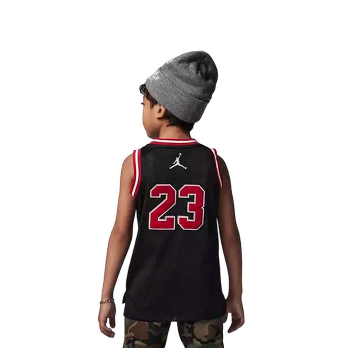 Tricou cu Bretele Copii Jordan Jordan 23 Jersey Negru