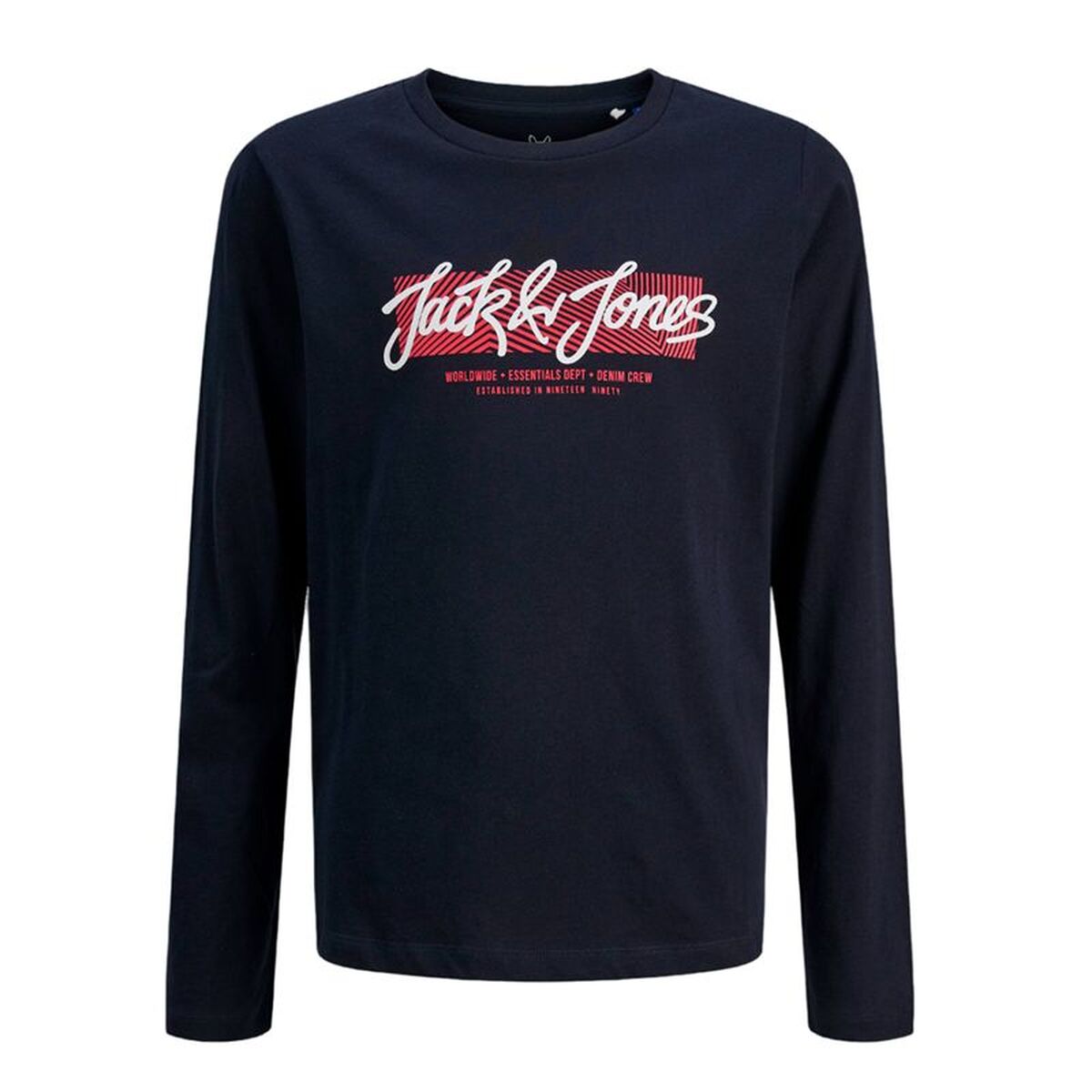 Tricou cu Mânecă Lungă pentru Copii Jack & Jones Jjurban Ls Crew Neck Sky Bleumarin