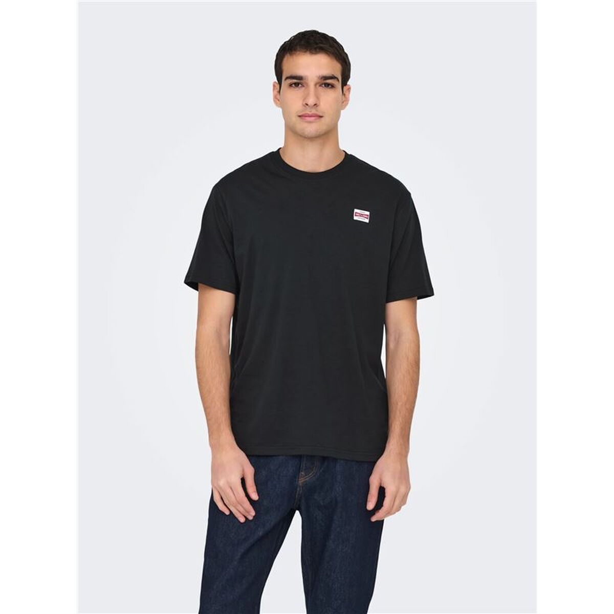 Tricou cu Mânecă Scurtă Bărbați Only & Sons Onsdawson Reg Ss Tee Vd Negru