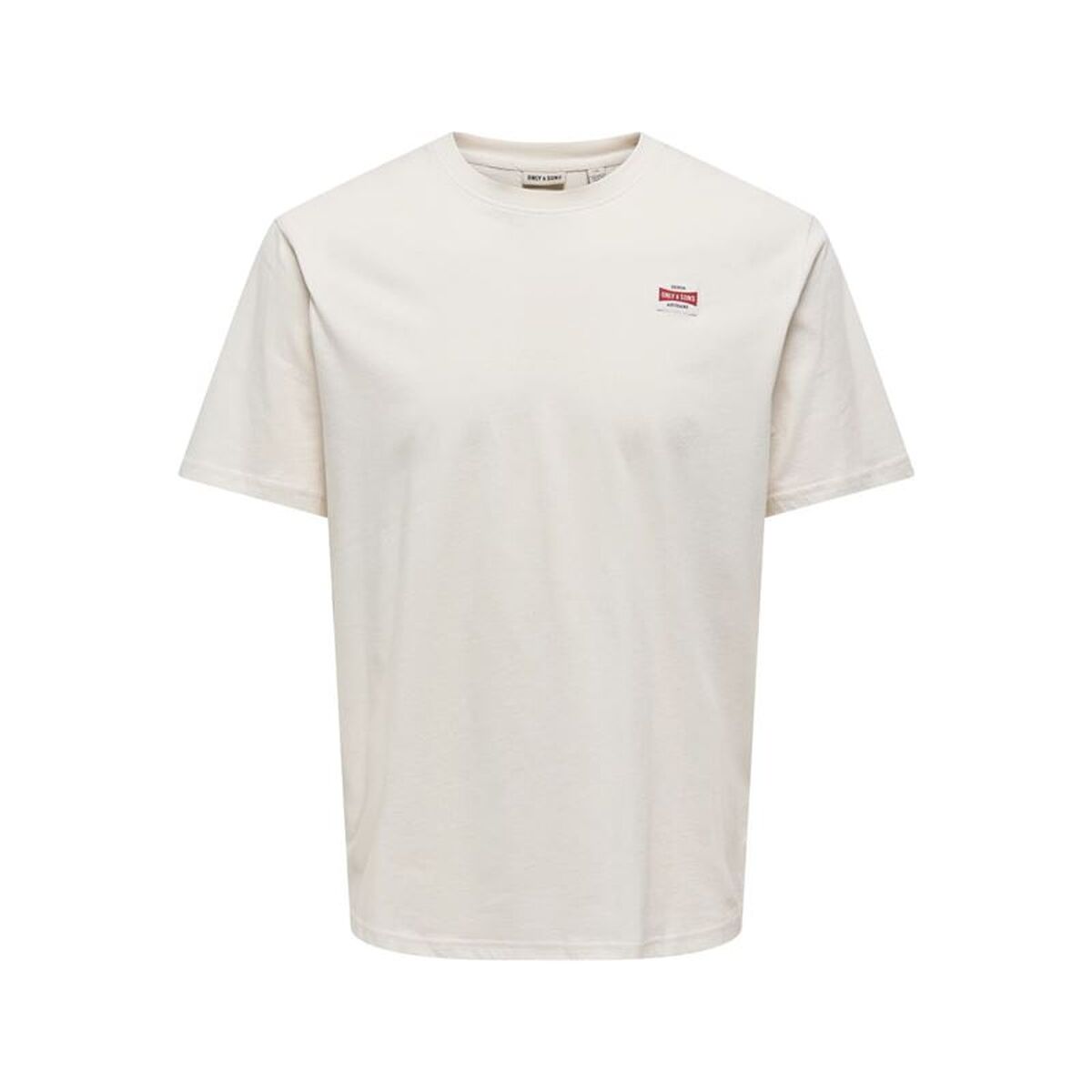 Tricou cu Mânecă Scurtă Bărbați Only & Sons Onsdawson Reg Alb