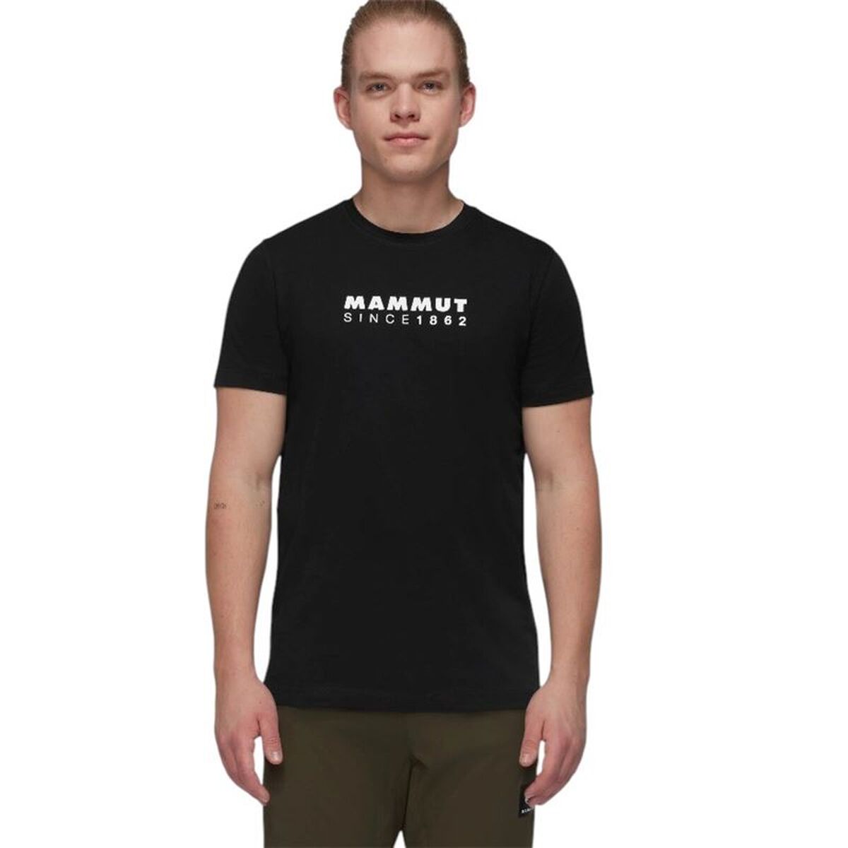 Tricou cu Mânecă Scurtă Bărbați Mammut Core Negru