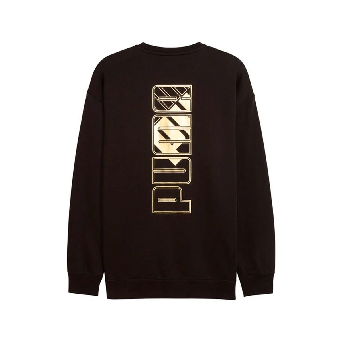 Hanorac fără Glugă Bărbați Puma Maximal Metallic Relaxed Negru