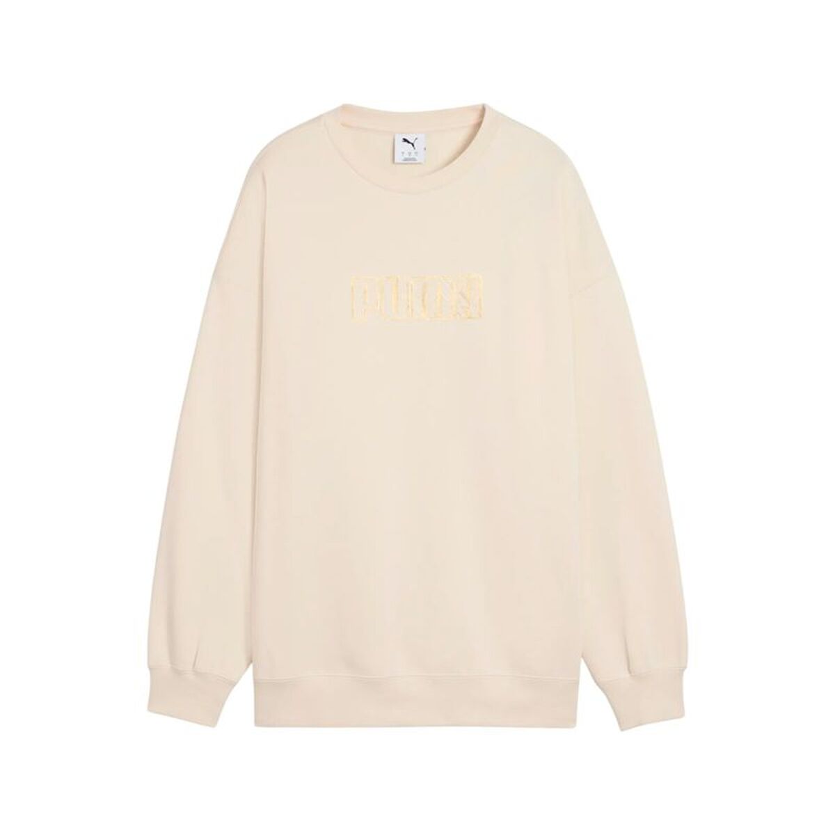 Hanorac fără Glugă Femei Puma Maximal Metallic Bej