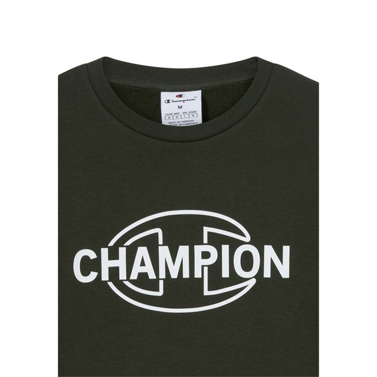 Hanorac fără Glugă Bărbați Champion Graphic Shop Verde inchis Verde militar