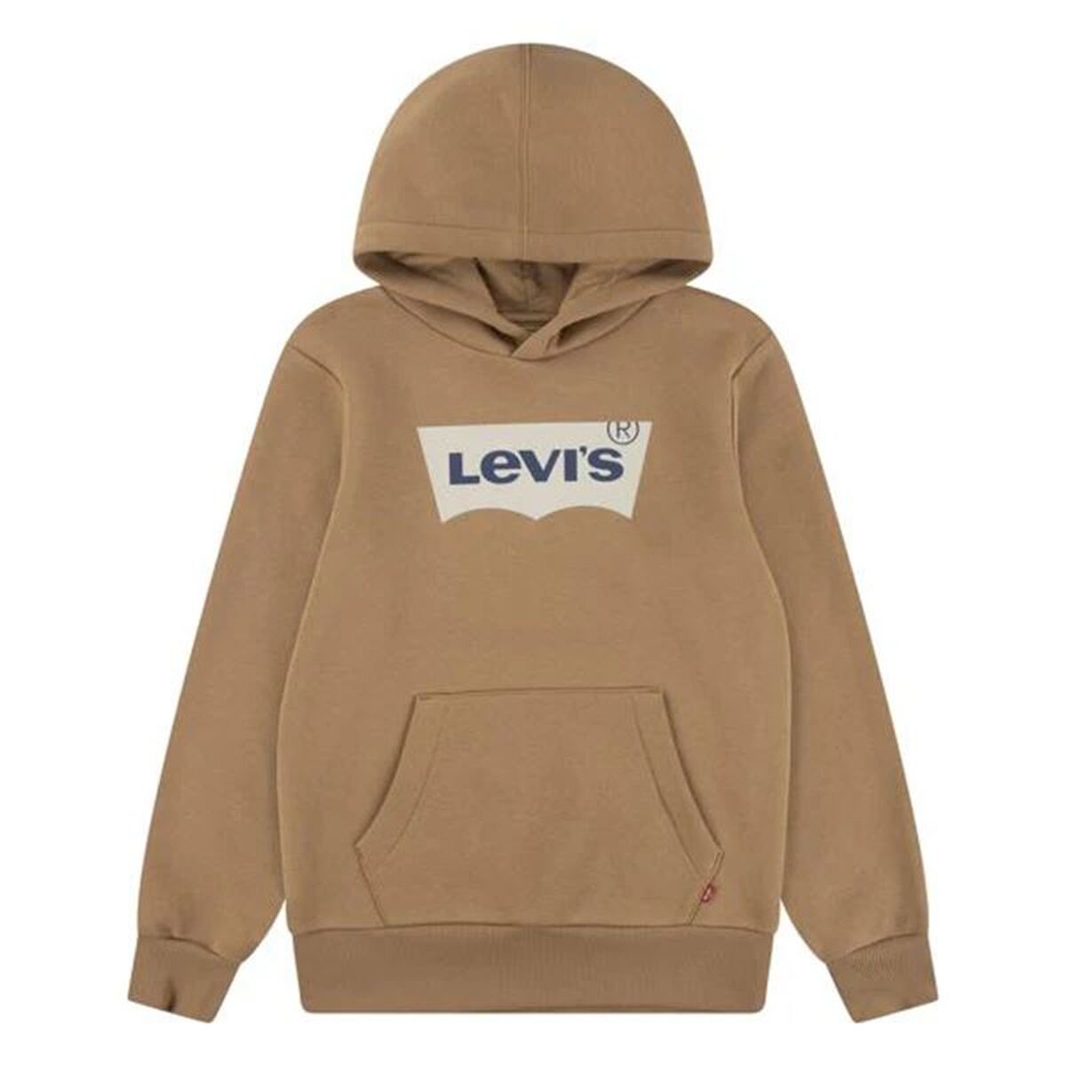 Hanorac cu Glugă Copii Levi's Lvb Batwing Screenprint Hoodie Maro
