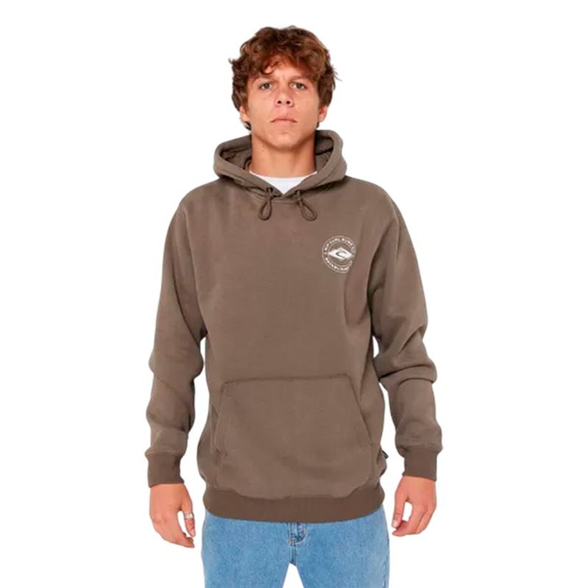 Hanorac cu Glugă Bărbați Rip Curl Staple Hood Maro
