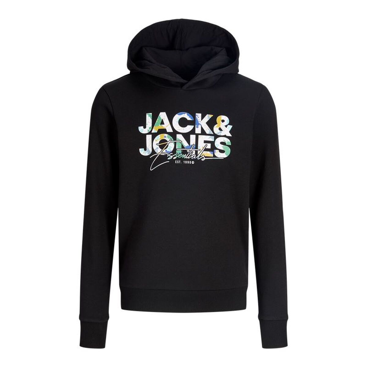 Hanorac cu Glugă Copii Jack & Jones Jjgeplas Negru
