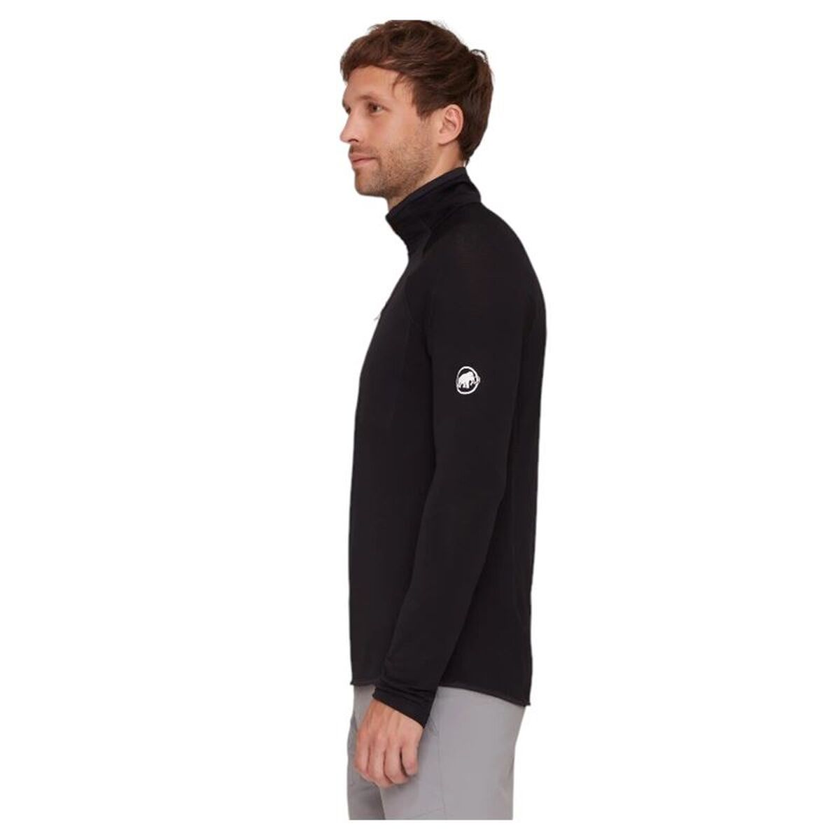 Jachetă Sport de Bărbați Mammut Aenergy Light Ml Half Zip Pull Negru