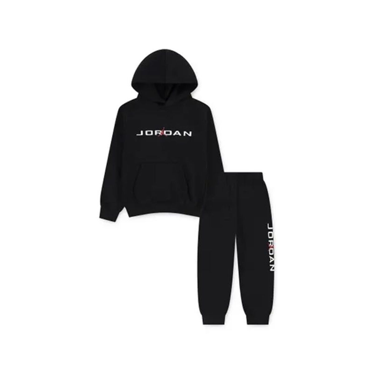 Set Sport pentru Copii Jordan Mj Stretch Hbr Flc Set Negru 2 Piese