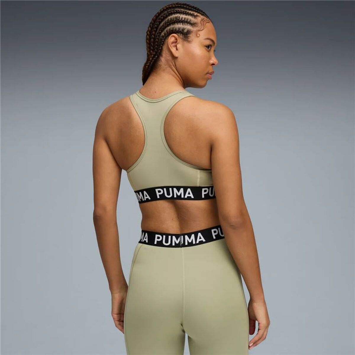 Sutien Sport Puma 4Keeps Elastic Măslină
