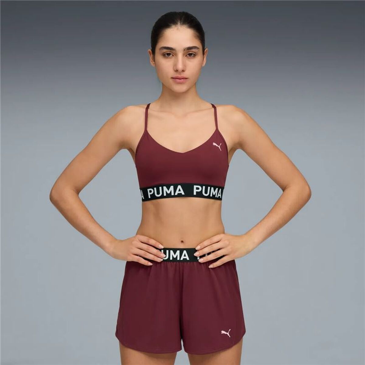 Sutien Sport Puma Move Strong Roșu Închis