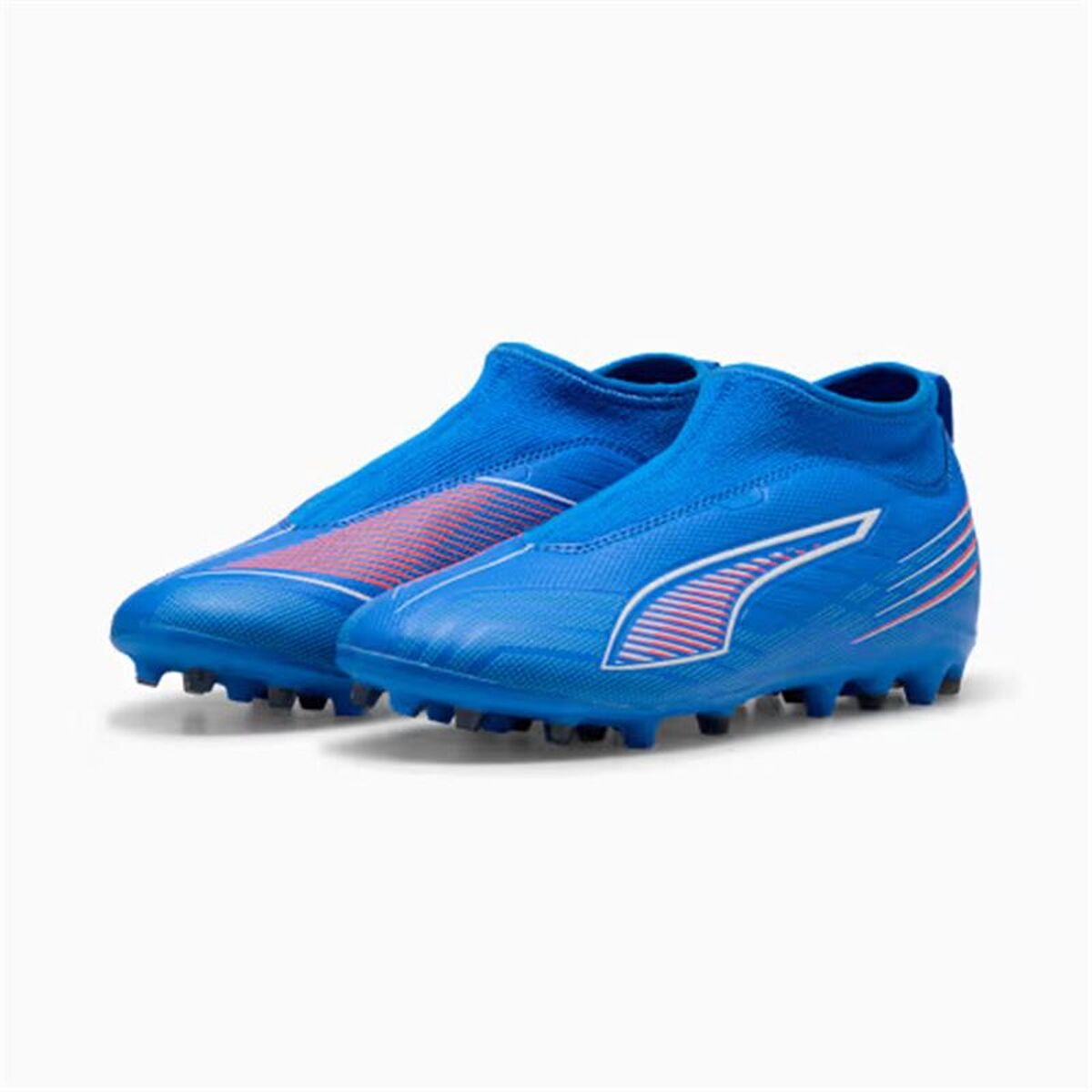 Ghete de Fotbal pentru Copii Puma  Ultra 6 Match+ Albastru