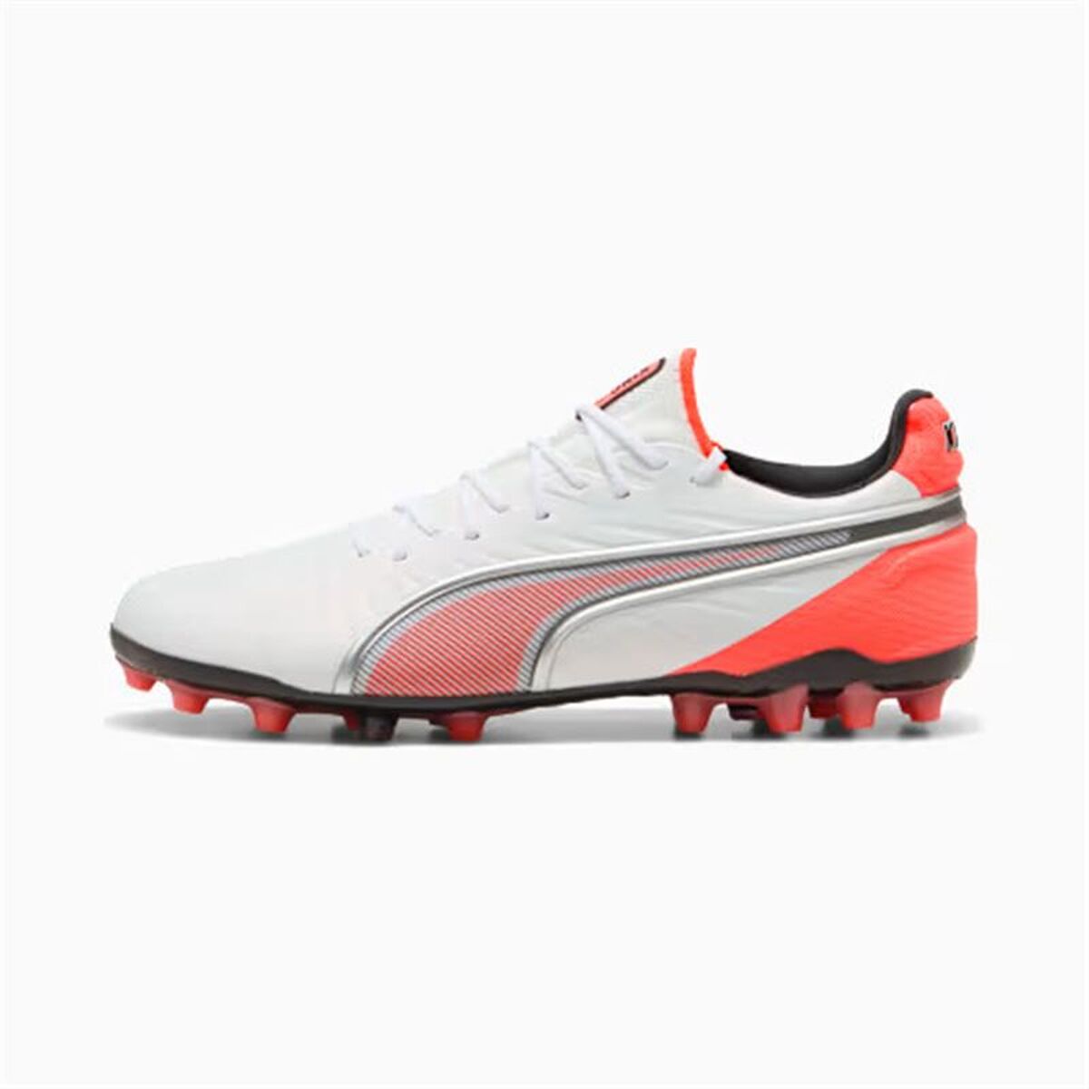 Încălțăminte de Fotbal pentru Adulți Puma King Ultimate Mg Alb