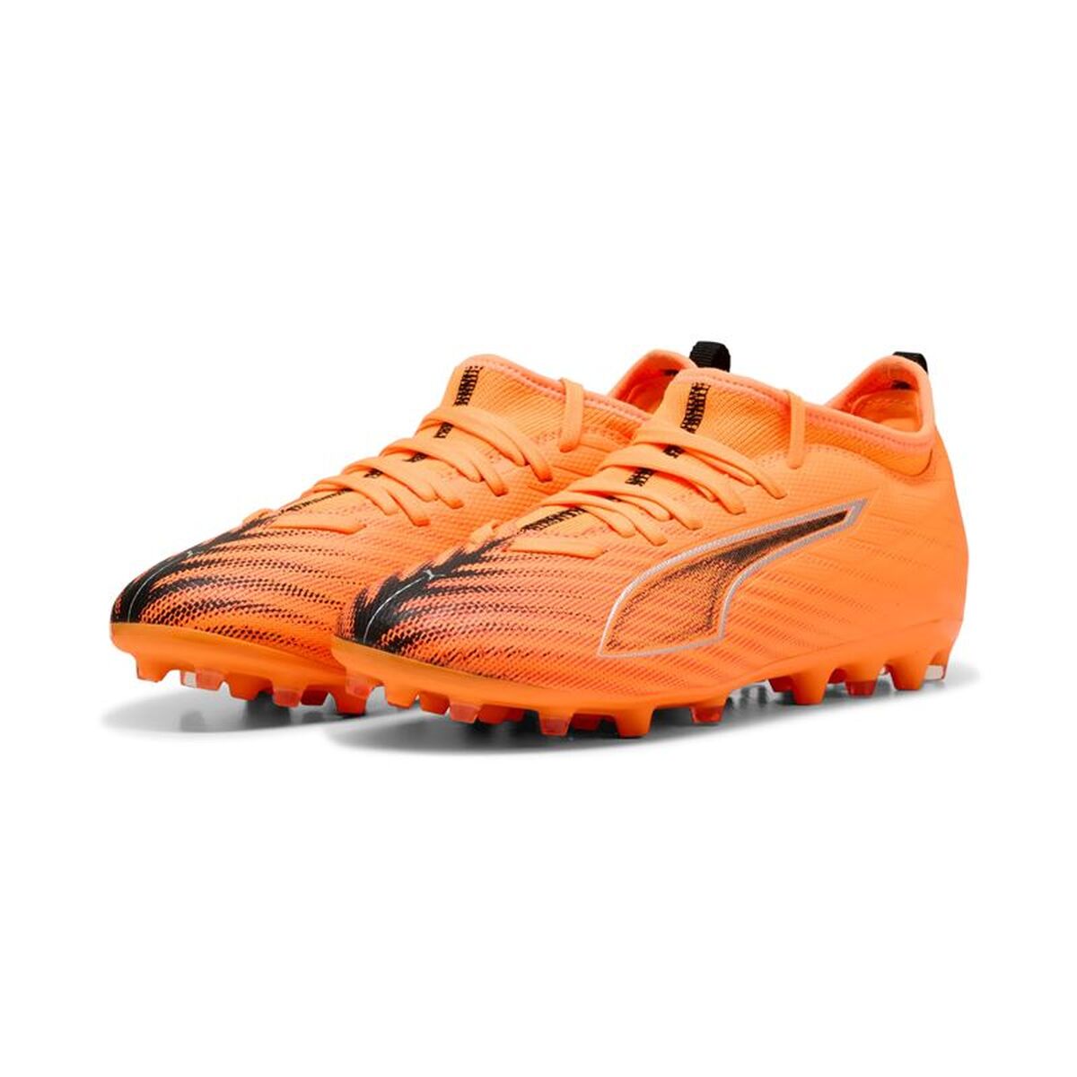 Ghete de Fotbal pentru Copii Puma Ultra 6 Match Mg Heat Fire-