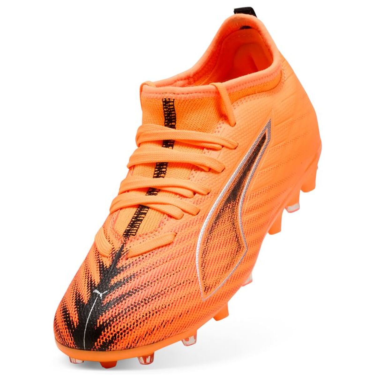 Ghete de Fotbal pentru Copii Puma Ultra 6 Match Mg Heat Fire-