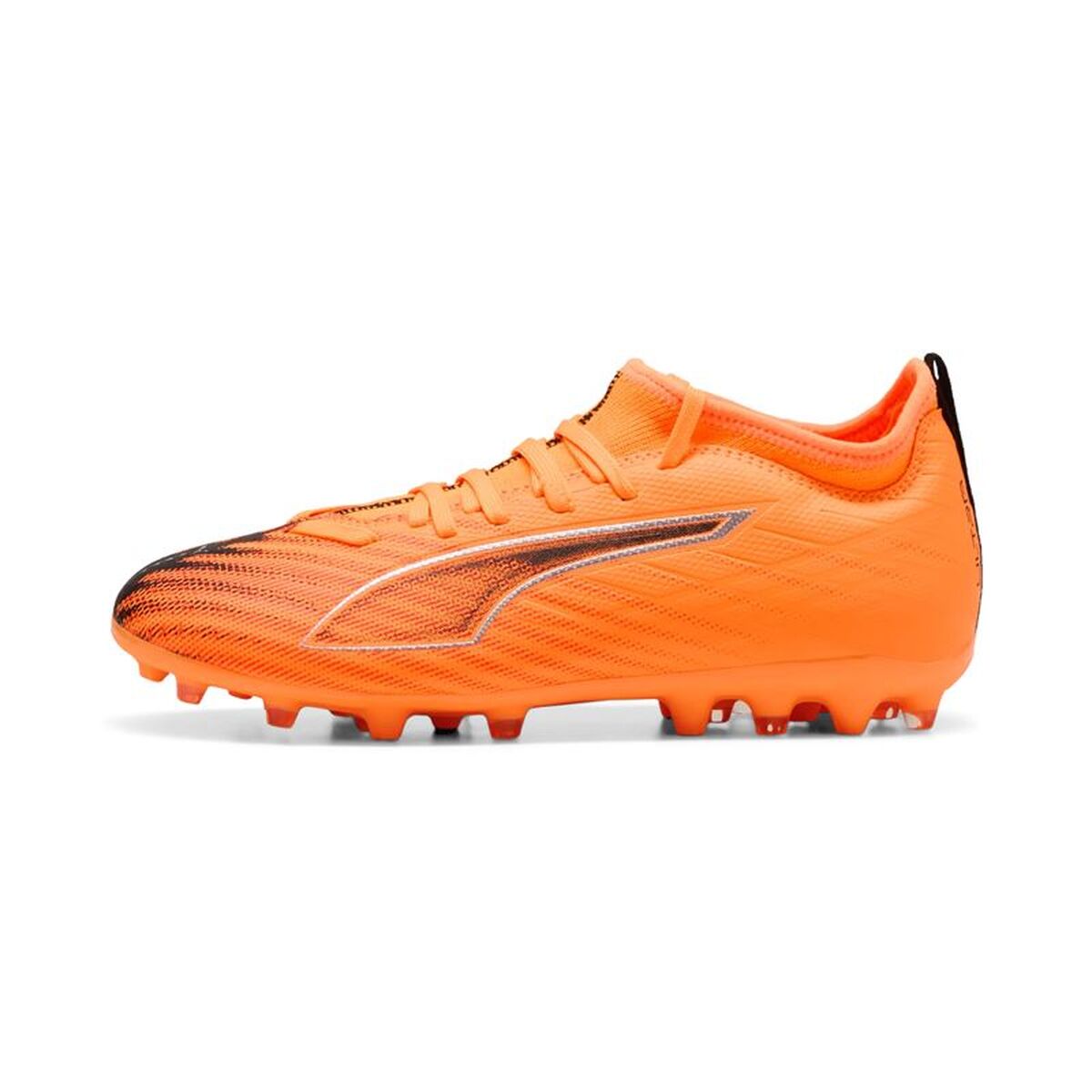 Ghete de Fotbal pentru Copii Puma Ultra 6 Match Mg Heat Fire-