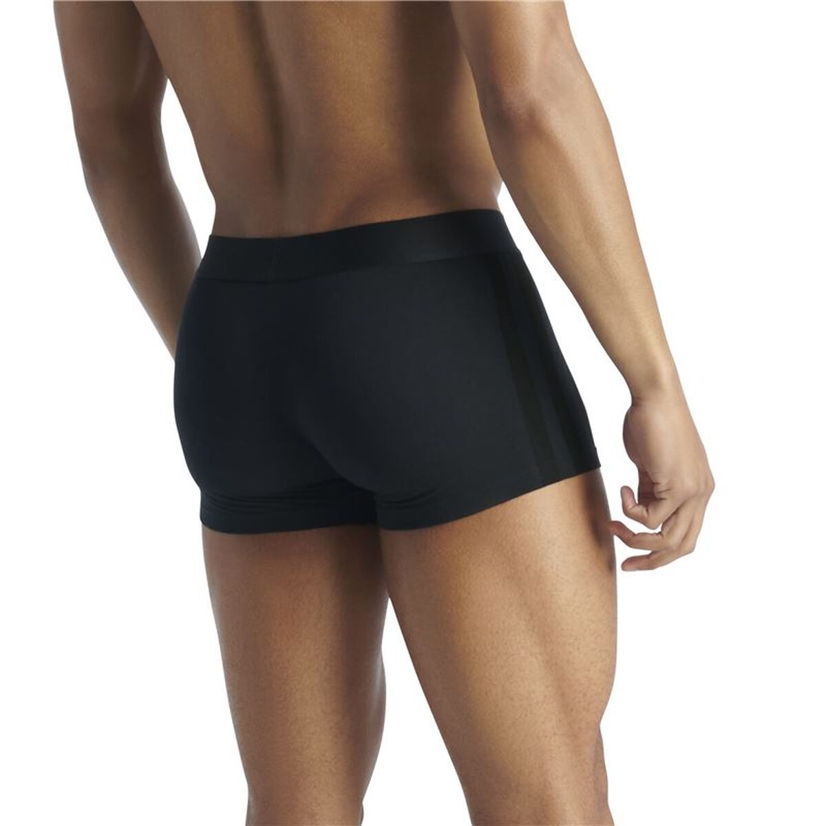 Boxeri pentru bărbați Adidas Low Rise 3 Stripes 2P Active Flex Gri 2 Piese