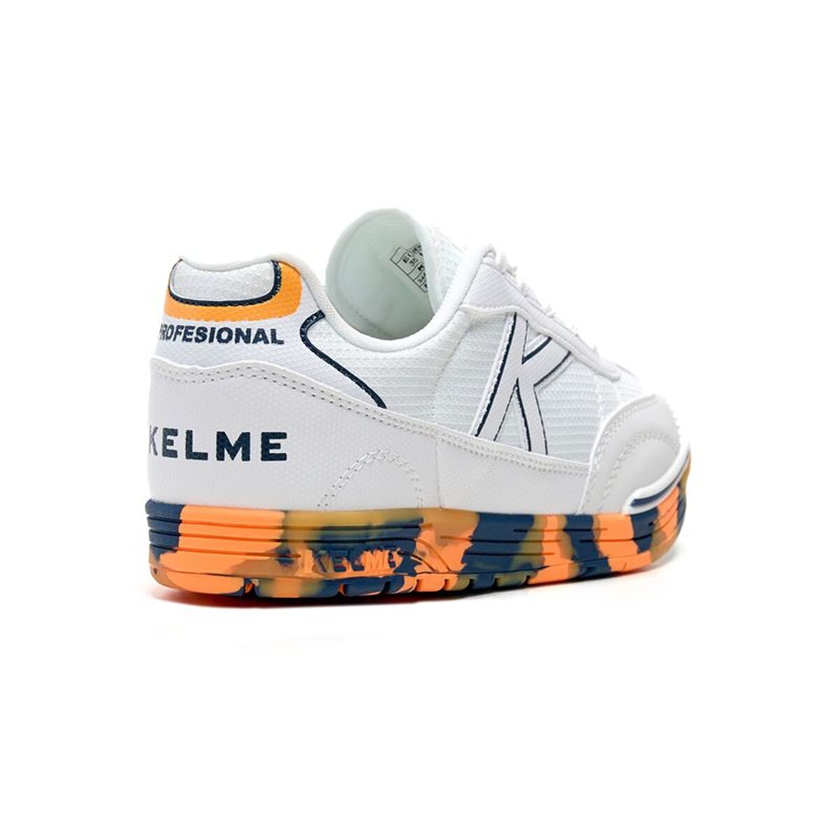 Încălțăminte de Fotbal Sală pentru Copii Kelme Trueno Lace Alb